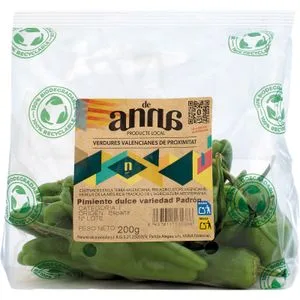 Pimiento Tipo Padrón Bandeja 200 Gr