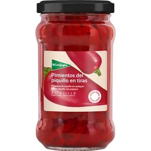 Pimientos del Piquillo en Tiras al Ajillo el Corte Ingles