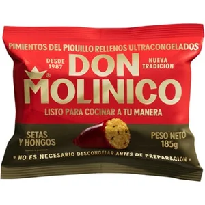 Pimientos del Piquillo Rellenas de Setas y Hongos 4 Unidades  DON Molinico 185 G