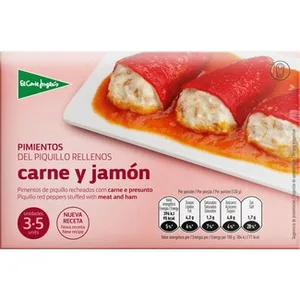 Pimientos del Piquillo Rellenos de Carne y Jamón el Corte Ingles