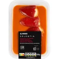 Pimientos Rellenos de Bacalao Eroski Seleqtia, Bandeja 300 G