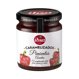Ibsa Pimientos Rojos Asados Caramelizados 240 G.