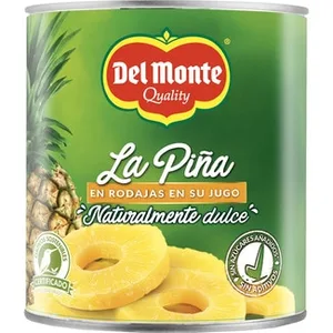 Piña en Rodajas en Jugo del Monte