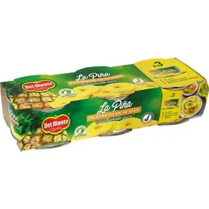 Piña en Su Jugo Quality Pack de 3 3 X 140 Gr