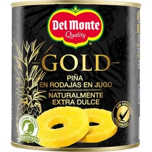 Piña Gold en Rodajas en Su Jugo  del Monte 510 G
