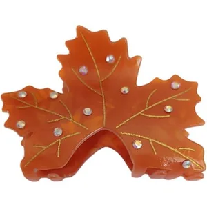 Pinza de Pelo Hoja de Otoño Sientte
