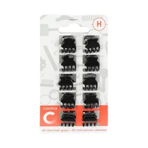 Cosmia Pinza de Tamaño Pequeño para Cabello Cosmia 10 Uds.