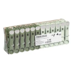 Pinzas de Ropa Bosque Verde 24 UD