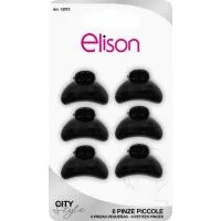 Pinzas Pequeñas Black Elison, Pack 6 Uds