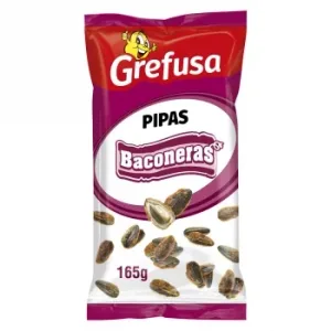 Pipas Sabor Bacon Baconeras Grefusa 165 G.