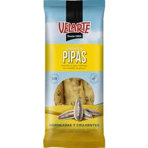Pipas Snack de Pan Crujientes con Semillas de Girasol Pack 2x Velarte