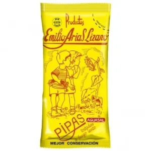 Pipas Tostadas Aguasal Arias sin Gluten 150 G.