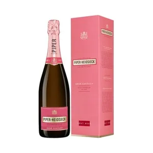 Piper-heidsieck Rosé Sauvage Champagne Rosado Elaborado con un 15 a 20% Vinos de Reserva Botella 75 Cl. 750 UD