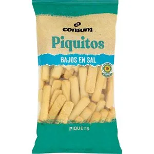 Piquitos Bajos en Sal 250 Gr