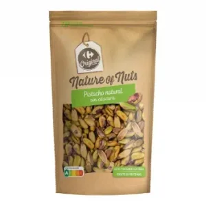 Pistacho Natural sin Cáscara Originial Carrefour Doy Pack 100 G.