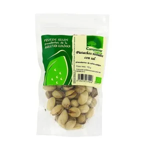 Campomar Nature Pistachos Tostados con Sal Ecológicos 125 G.