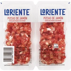 Pizcas de Jamón 2 X 40 Gr