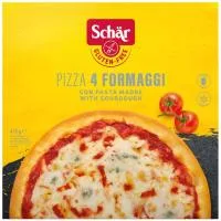 Pizza 4 Formaggi sin Gluten Schar, Caja 415 G