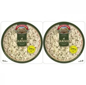 Pizza 4 Quesos Casa Tarradellas Pack de 2 Unidades de 210 G.