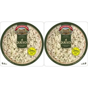 Pizza 4 Quesos Pack 2 Unidades Casa Tarradellas