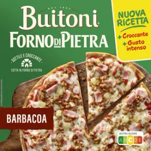Pizza Barbacoa Croccante + Gusto Intenso  Buitoni Forno DI Pietra 330 G
