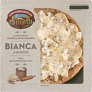 Pizza Bianca 4 Quesos de Fermentación Lenta Casa Tarradellas