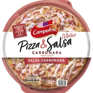 Pizza Carbonara Bacon y Queso con Salsa Carbonara Campofrio