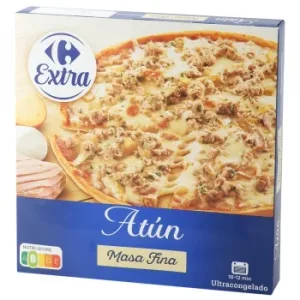 Pizza de Atún Carrefour 350 G.