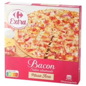 Pizza de Bacon Carrefour 315 G.