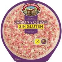 Pizza de Jamón-queso sin Gluten-sin Lactosa Tarradellas, 420 G