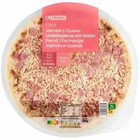 Pizza de Jamón y Queso Eroski, 1 Ud, 350 G