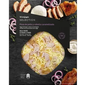 Pizza de Pollo y Cebolla Caramelizada de Fermentación Lenta el Corte Ingles Selection