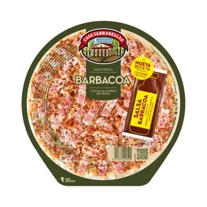 Casa Tarradellas Pizza Fresca de Carne Asada a la Barbacoa, Cocida al Hono de Piedracasa Tarradellas 430 G. 410 G