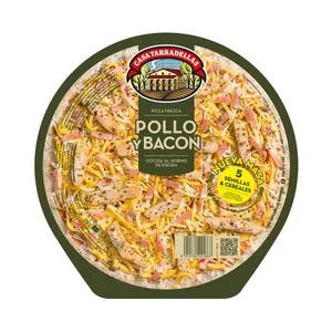 Pizza Pollo y Bacón con Masa 5 Semillas 410 Gr
