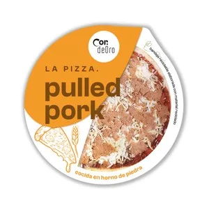 Deoro Pizza Fresca de Pulled Pork 400 G.