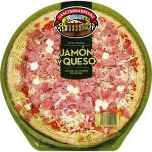 Pizza Jamón y Queso 405 Gr