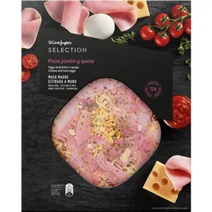Pizza Jamón y Queso de Fermentación Lenta el Corte Ingles Selection
