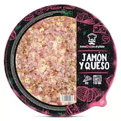 Pizza Jamón y Queso Familiar Dia al Punto 600 G