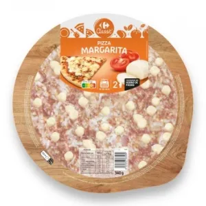 Pizza Margarita Carrefour Classic 340 G.