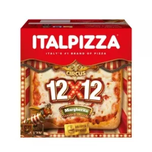 Pizza Margherita Cuadrada Italpizza Pack de 4 Unidades de 90 G.