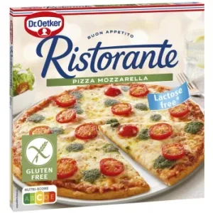 Pizza Mozzarella Ristorante Dr. Oetker sin Gluten y sin Lactosa 370 G.