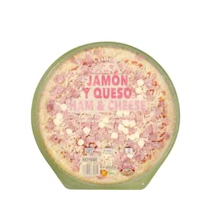 Pizza Jamón y Queso Hacendado 0.44 KG
