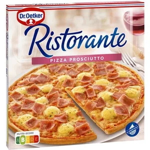 Pizza Sabor Clásico con Jamón y Queso Suave Prosciutto  Dr.oetker Ristorante 330 G