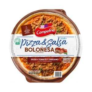 Campofrío Pizza & Salsa Pizza Boloñesa con Salsa de Tomate y Oregano 400 G.