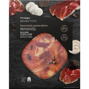 Pizza Tartufo y Jamón Ibérico de Fermentación Lenta el Corte Ingles Selection