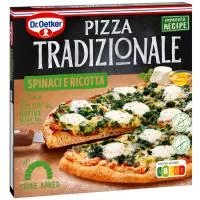Pizza Tradizionale Spinaci e Ricotta DR Oetker, Caja 405 G