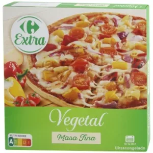 Pizza Vegetal Carrefour 350 G.