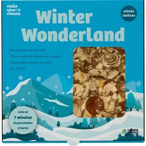 Pizza Winter Wonderland con Masa Madre Elaborada en Horno de Piedra con Aove Edición Exclusiva Limitada MAS que Masa