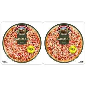 Casa Tarradellas Pizzas Frescas Barbacoa, Cocidas al Horno de Piedra 2 X 220 G. 440 G