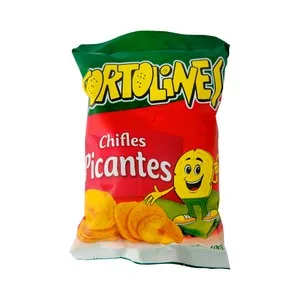 Tortolines Plátano Frito Picante Tortolines Bolsa de 100 G.